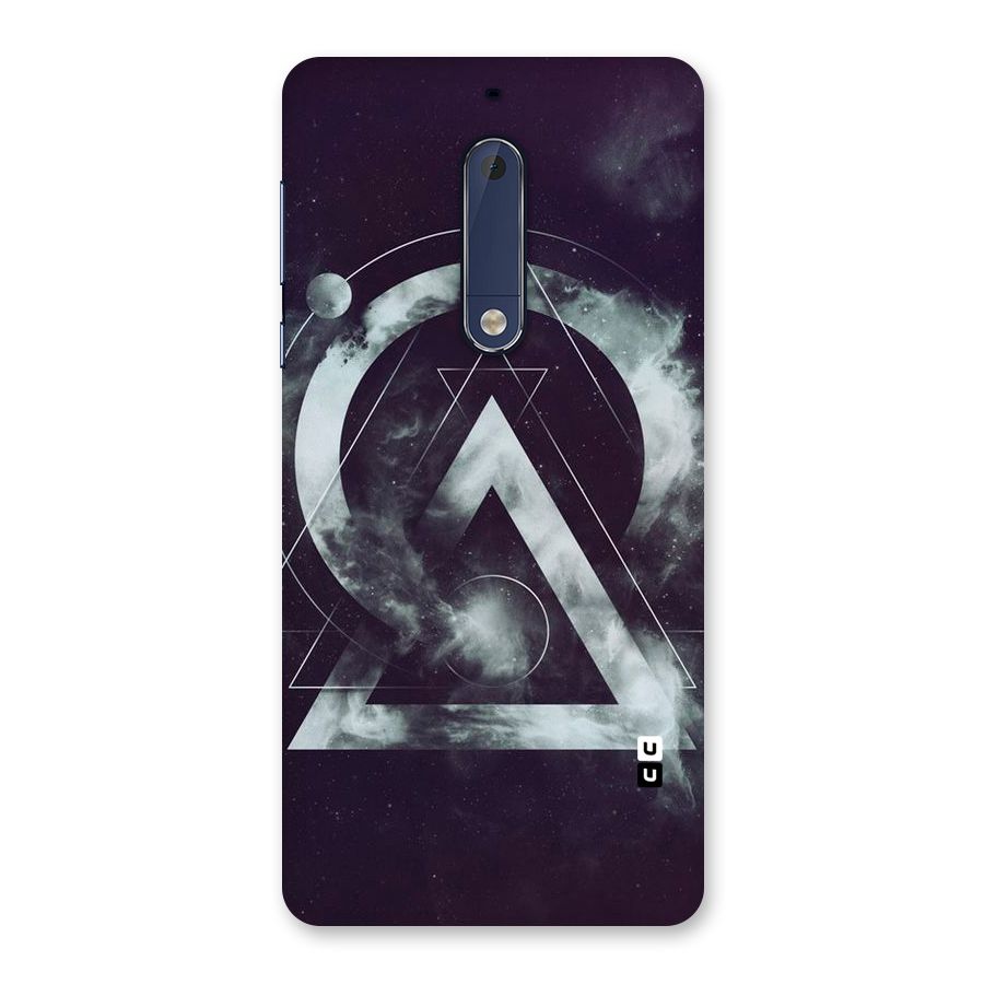 Basic Galaxy Shape Back Case for Nokia 5