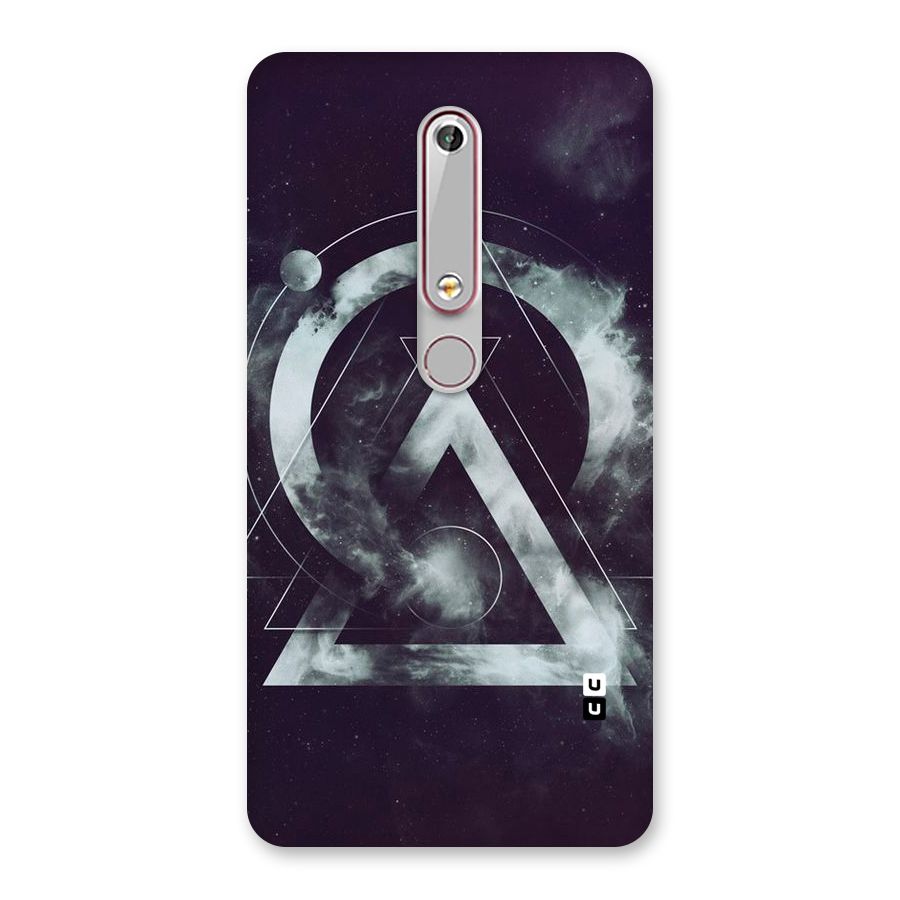 Basic Galaxy Shape Back Case for Nokia 6.1