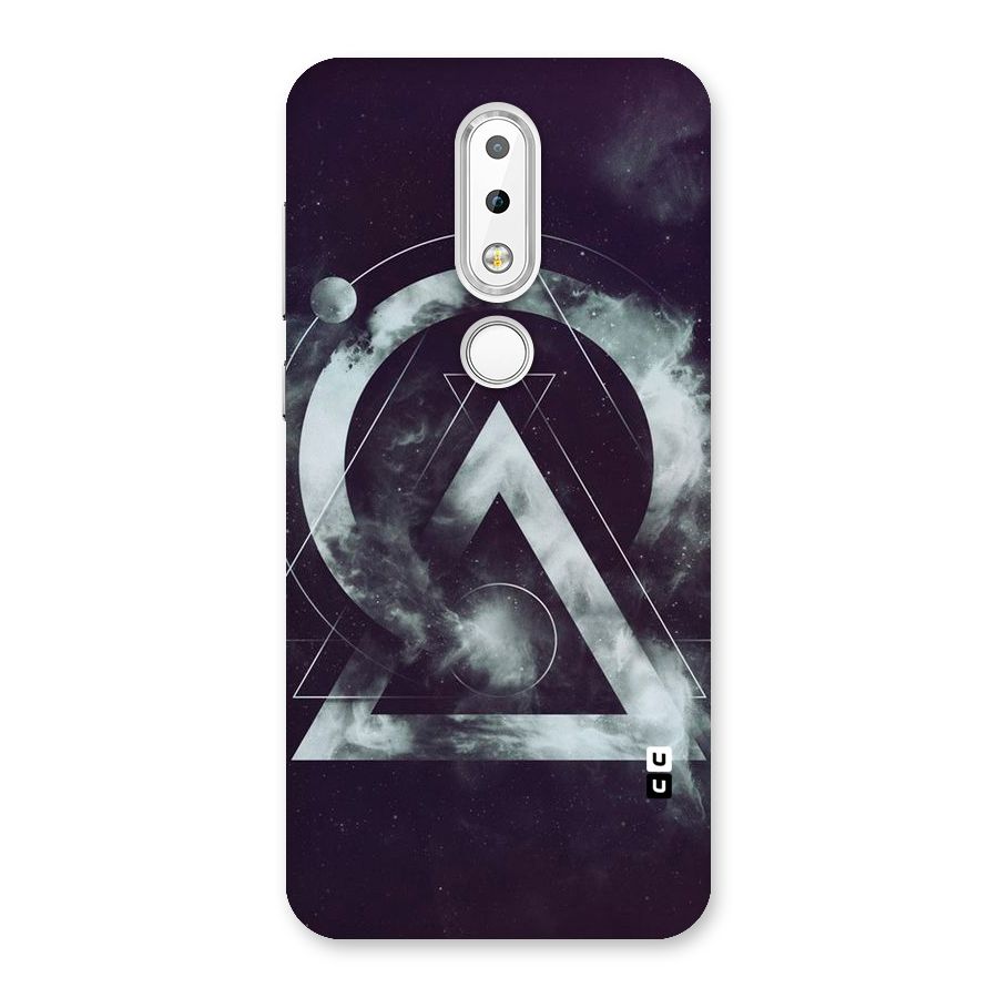 Basic Galaxy Shape Back Case for Nokia 6.1 Plus