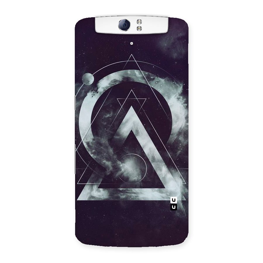 Basic Galaxy Shape Back Case for Oppo N1
