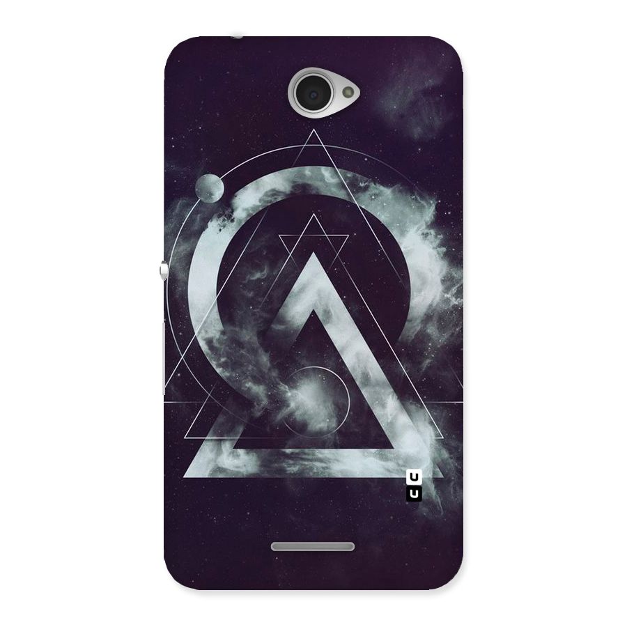 Basic Galaxy Shape Back Case for Sony Xperia E4