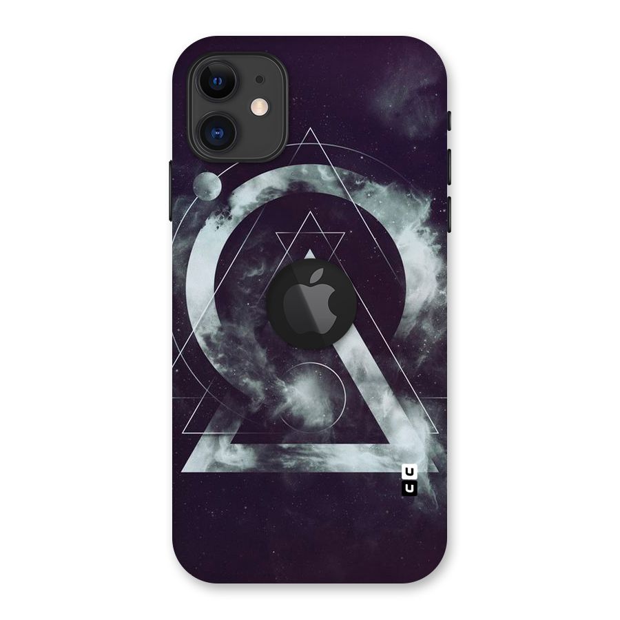 Basic Galaxy Shape Back Case for iPhone 11 Logo Cut