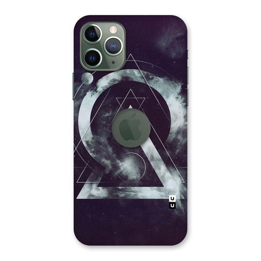 Basic Galaxy Shape Back Case for iPhone 11 Pro Logo  Cut