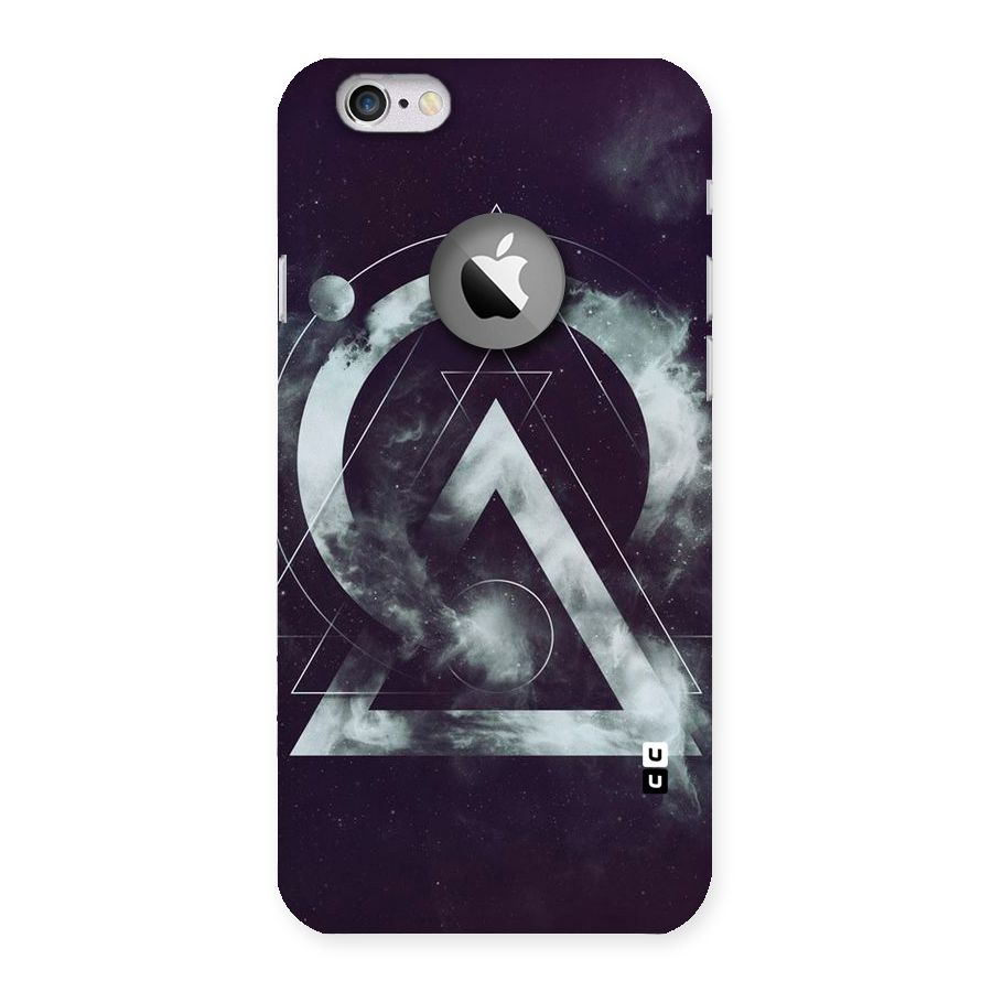 Basic Galaxy Shape Back Case for iPhone 6 Logo Cut