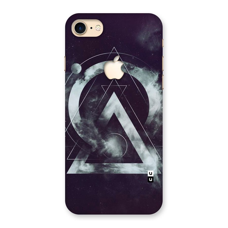 Basic Galaxy Shape Back Case for iPhone 7 Apple Cut