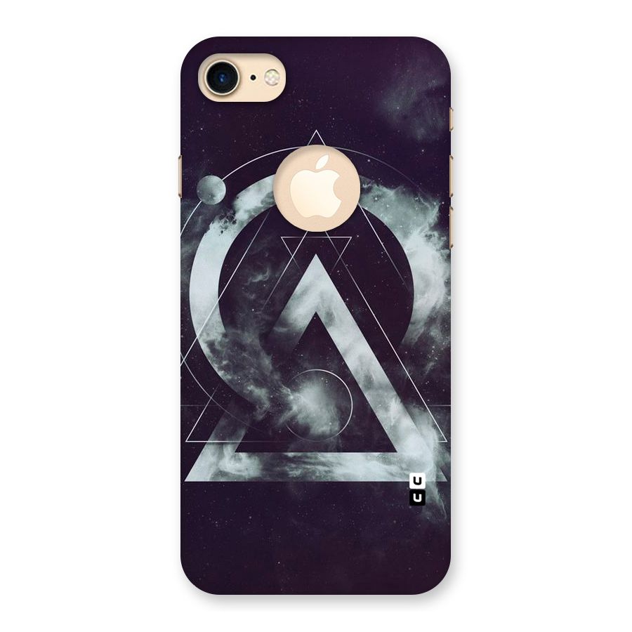 Basic Galaxy Shape Back Case for iPhone 7 Logo Cut