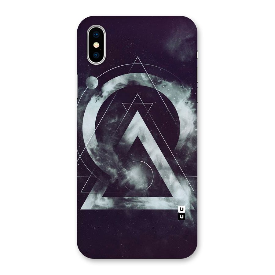 Basic Galaxy Shape Back Case for iPhone X