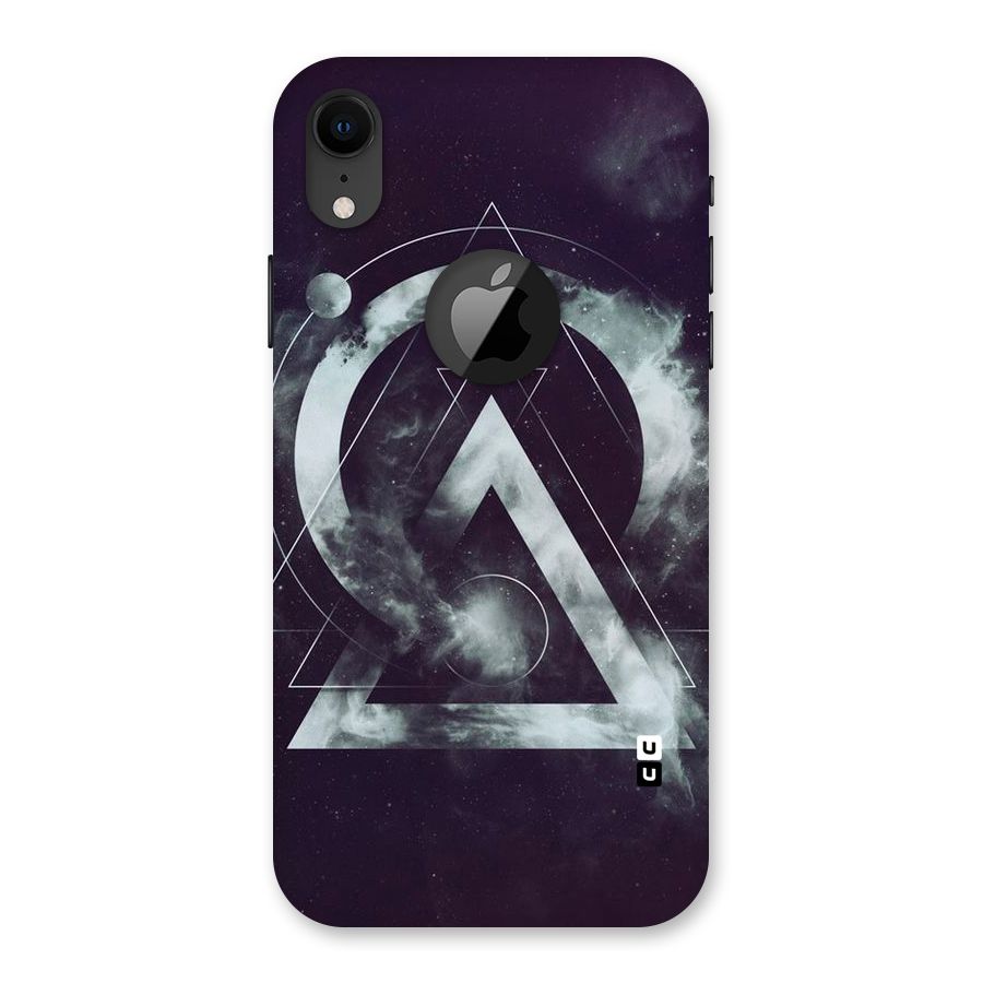 Basic Galaxy Shape Back Case for iPhone XR Logo Cut