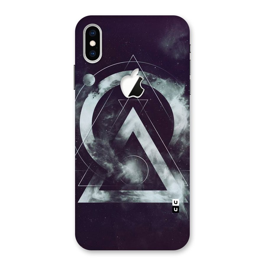 Basic Galaxy Shape Back Case for iPhone XS Max Apple Cut