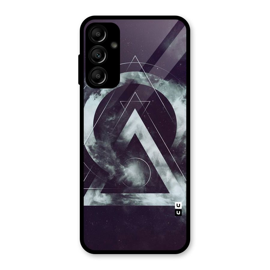 Basic Galaxy Shape Glass Back Case for Galaxy A14 5G