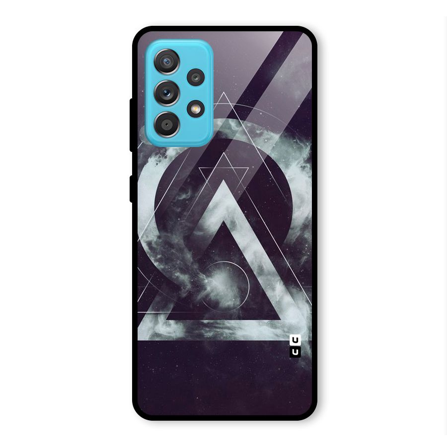 Basic Galaxy Shape Glass Back Case for Galaxy A52