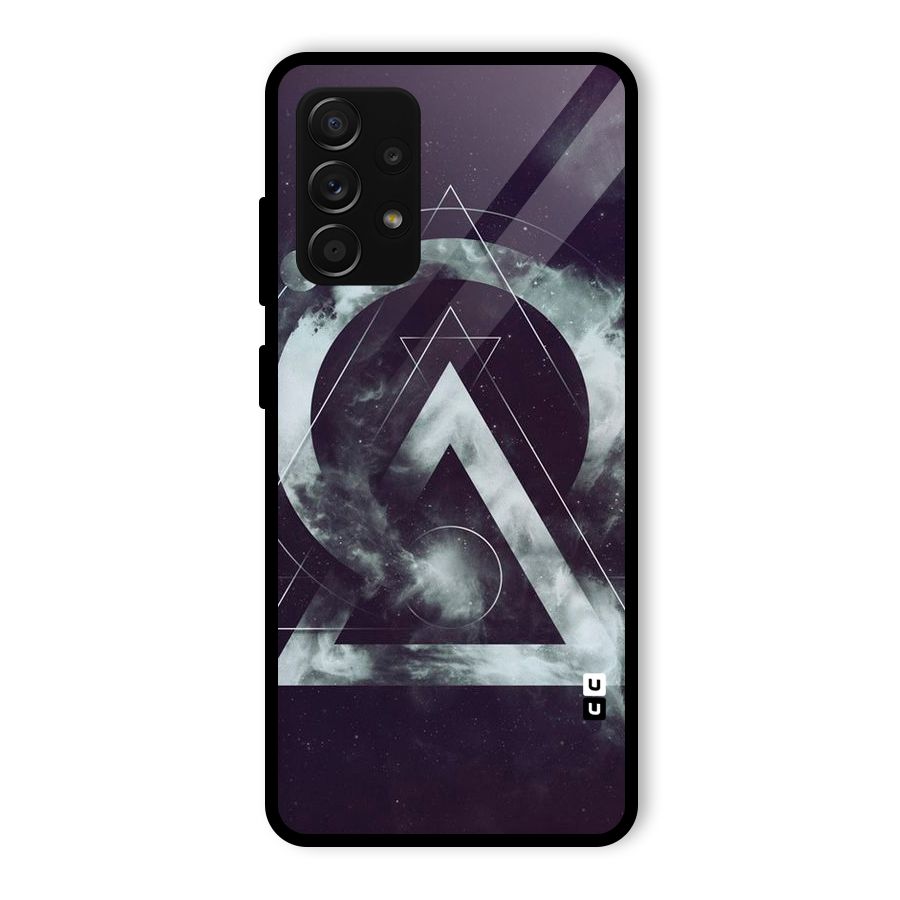 Basic Galaxy Shape Glass Back Case for Galaxy A53 5G