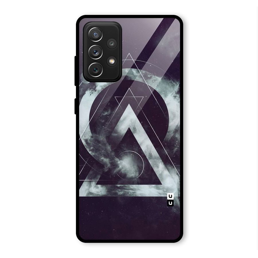 Basic Galaxy Shape Glass Back Case for Galaxy A72