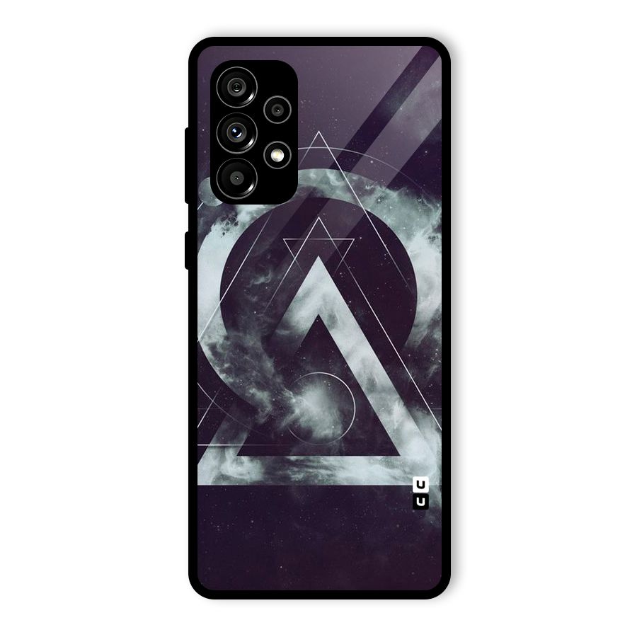 Basic Galaxy Shape Glass Back Case for Galaxy A73 5G