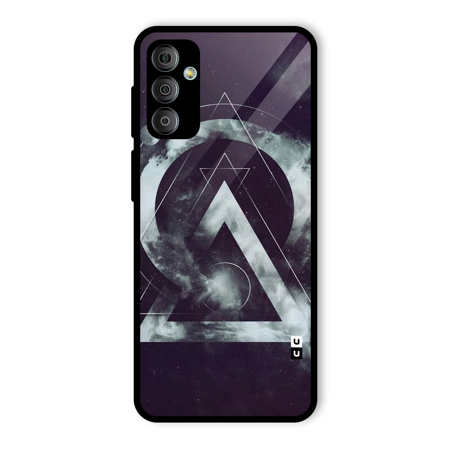Basic Galaxy Shape Glass Back Case for Galaxy F23