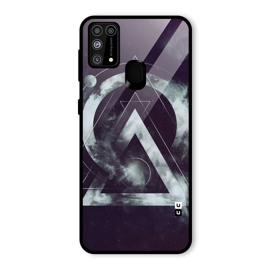 Basic Galaxy Shape Glass Back Case for Galaxy F41