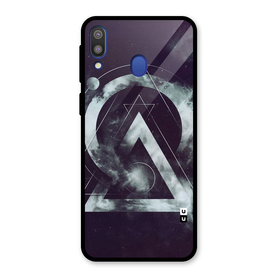 Basic Galaxy Shape Glass Back Case for Galaxy M20