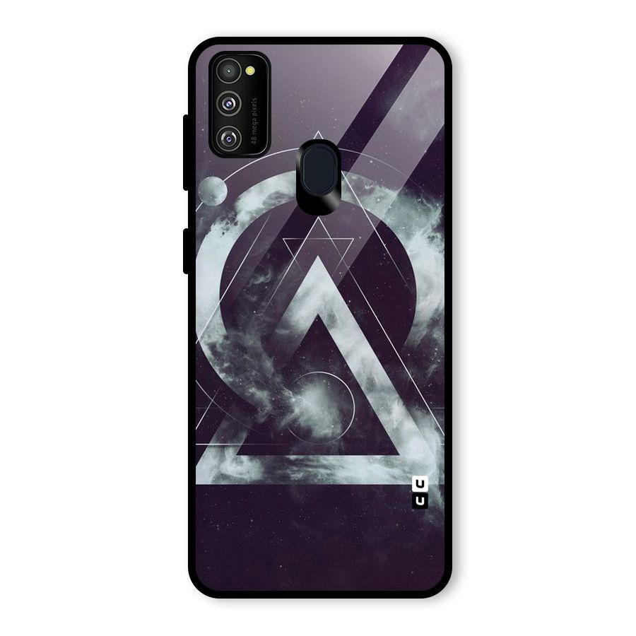 Basic Galaxy Shape Glass Back Case for Galaxy M30s