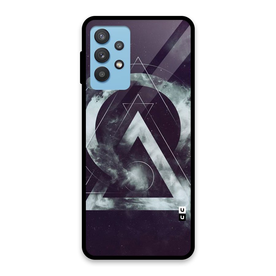 Basic Galaxy Shape Glass Back Case for Galaxy M32 5G