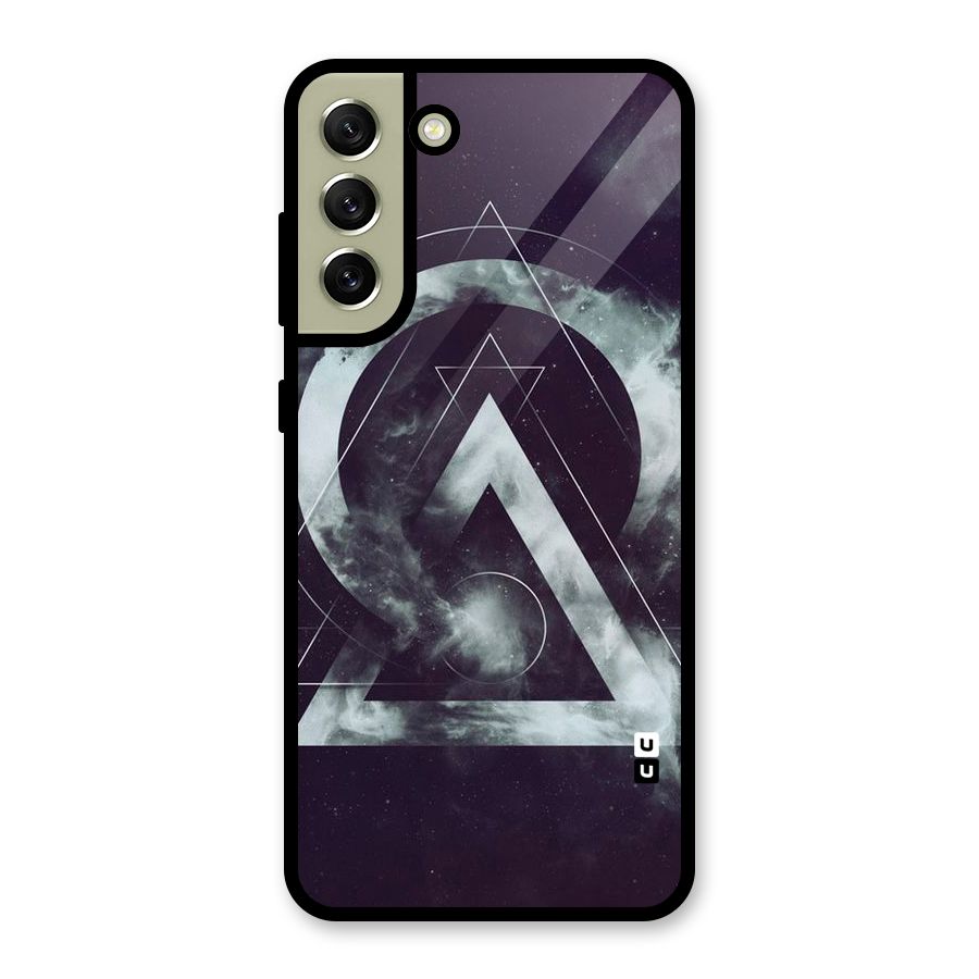 Basic Galaxy Shape Glass Back Case for Galaxy S21 FE 5G