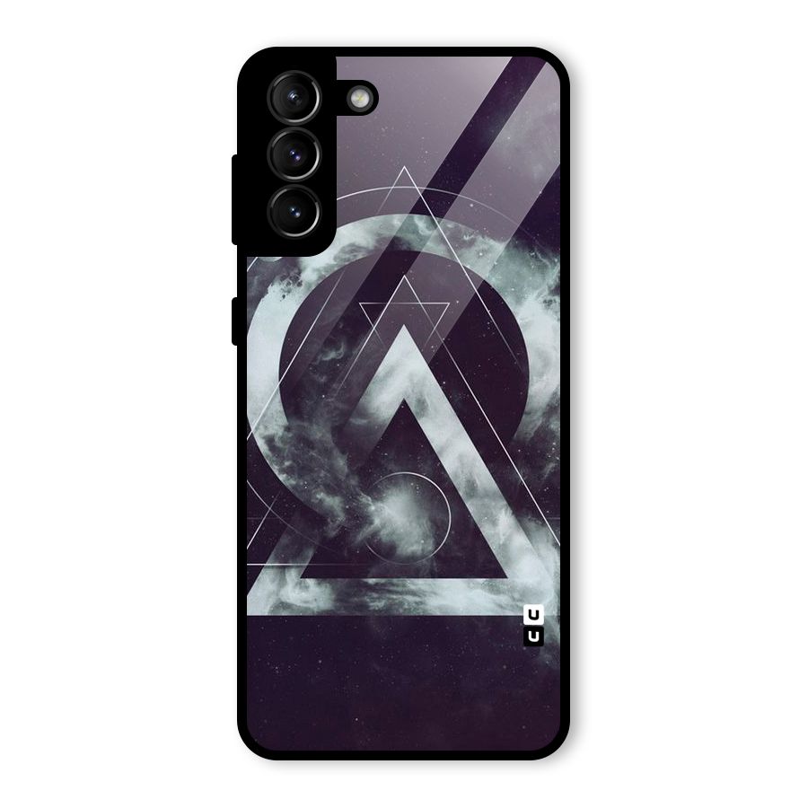 Basic Galaxy Shape Glass Back Case for Galaxy S21 Plus