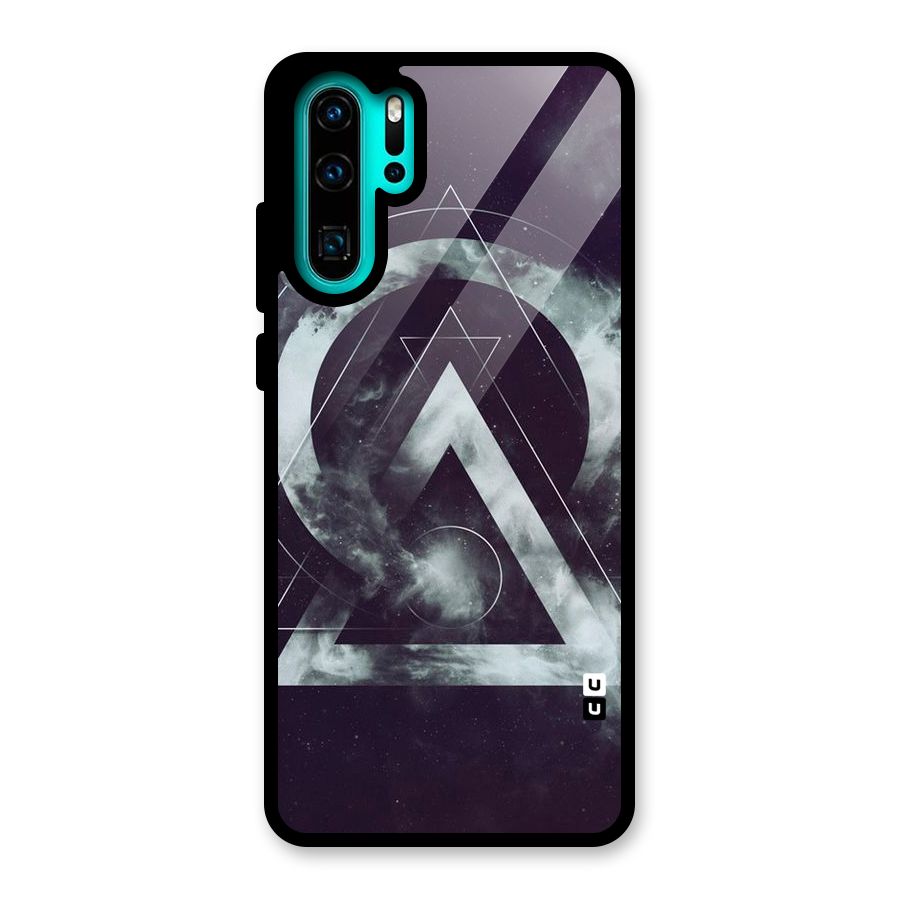 Basic Galaxy Shape Glass Back Case for Huawei P30 Pro