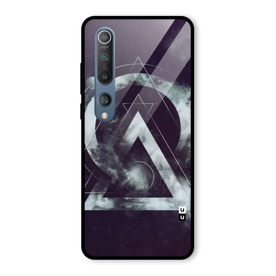 Basic Galaxy Shape Glass Back Case for Mi 10