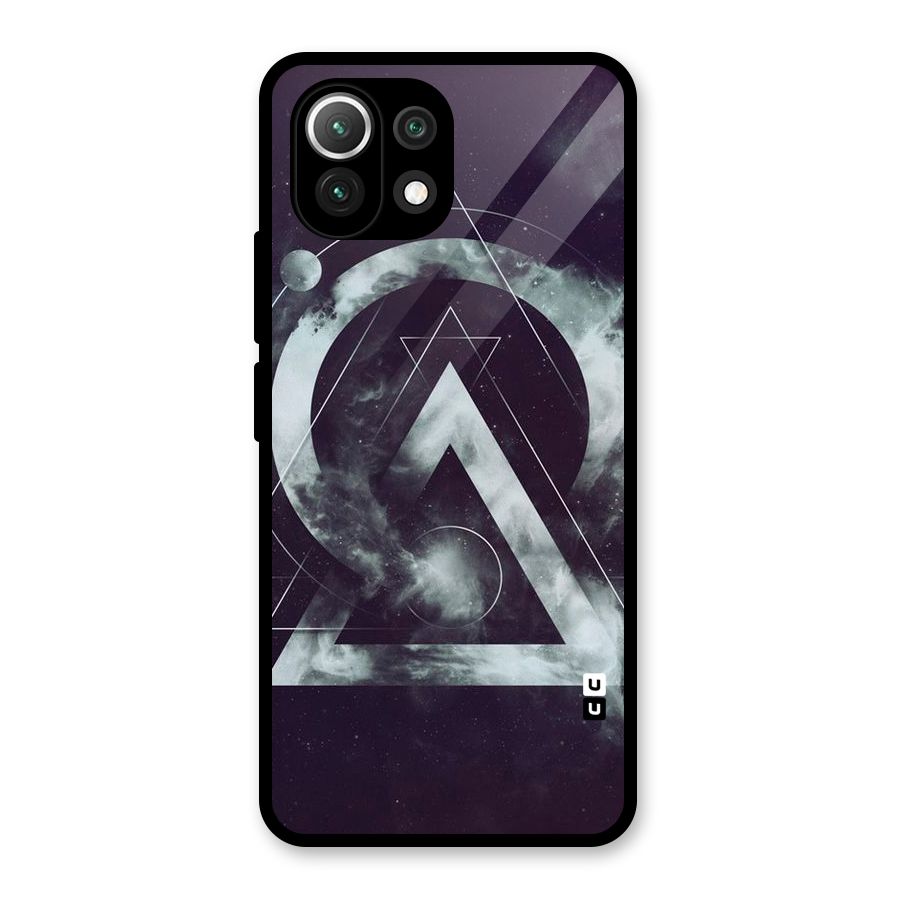 Basic Galaxy Shape Glass Back Case for Mi 11 Lite NE 5G