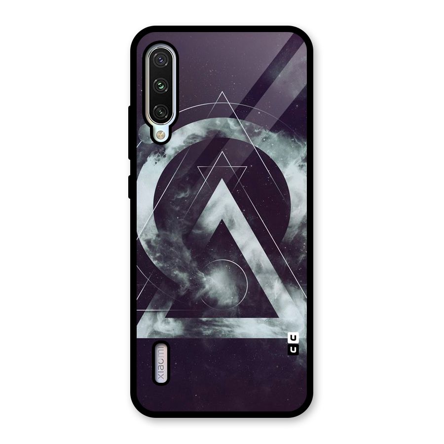 Basic Galaxy Shape Glass Back Case for Mi A3