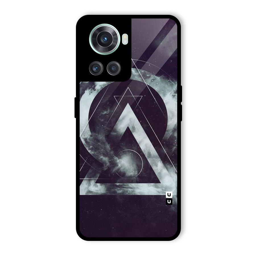 Basic Galaxy Shape Glass Back Case for OnePlus 10R