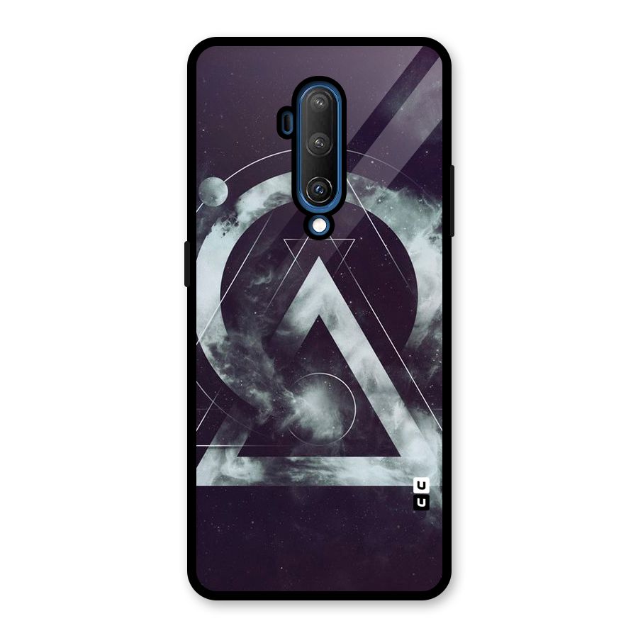 Basic Galaxy Shape Glass Back Case for OnePlus 7T Pro