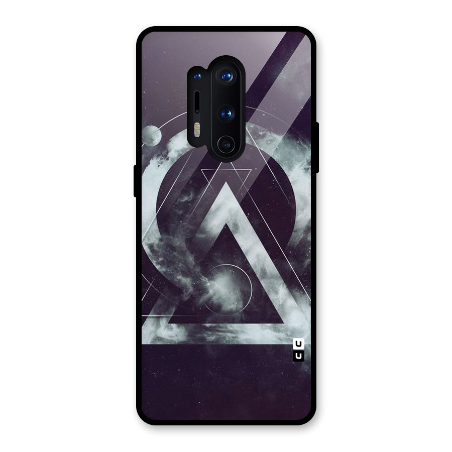 Basic Galaxy Shape Glass Back Case for OnePlus 8 Pro