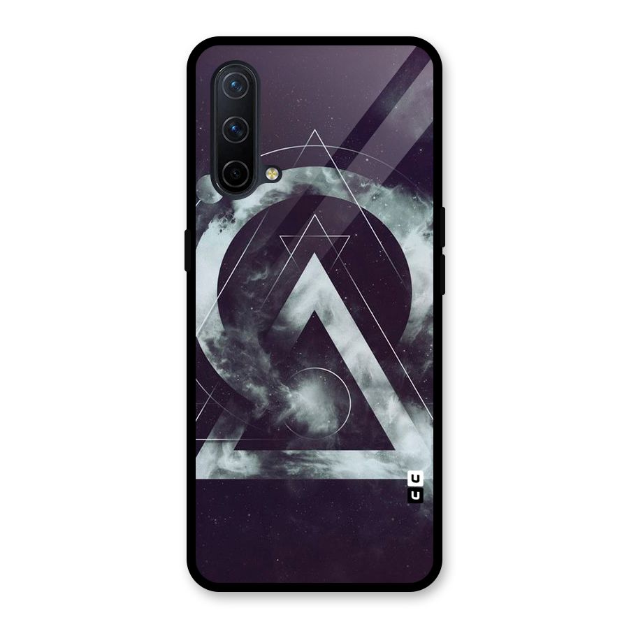 Basic Galaxy Shape Glass Back Case for OnePlus Nord CE 5G