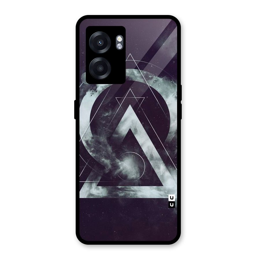 Basic Galaxy Shape Glass Back Case for Oppo K10 (5G)