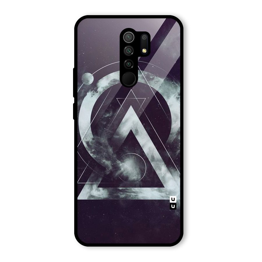 Basic Galaxy Shape Glass Back Case for Poco M2