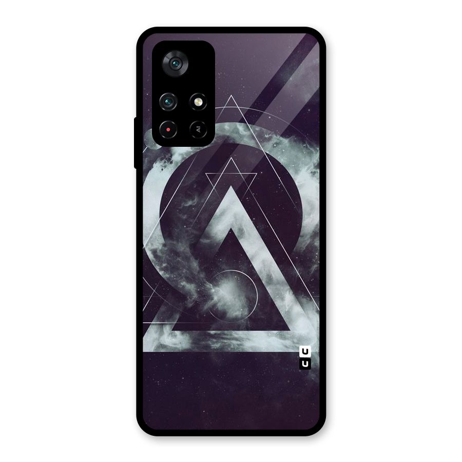 Basic Galaxy Shape Glass Back Case for Poco M4 Pro 5G