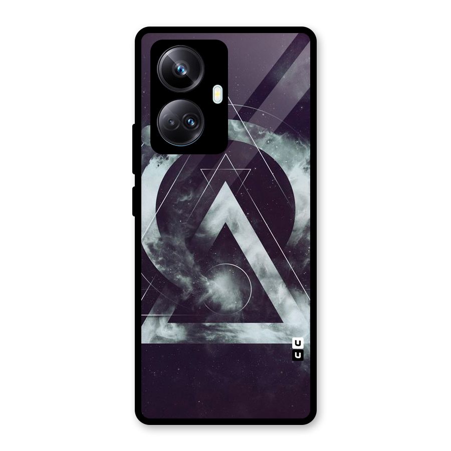 Basic Galaxy Shape Glass Back Case for Realme 10 Pro Plus