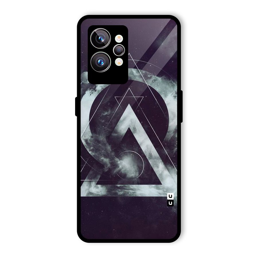 Basic Galaxy Shape Glass Back Case for Realme GT2 Pro