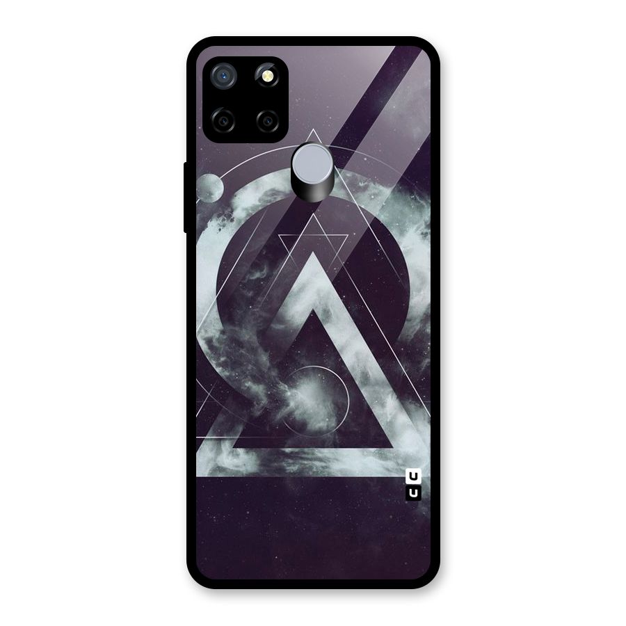 Basic Galaxy Shape Glass Back Case for Realme Narzo 20