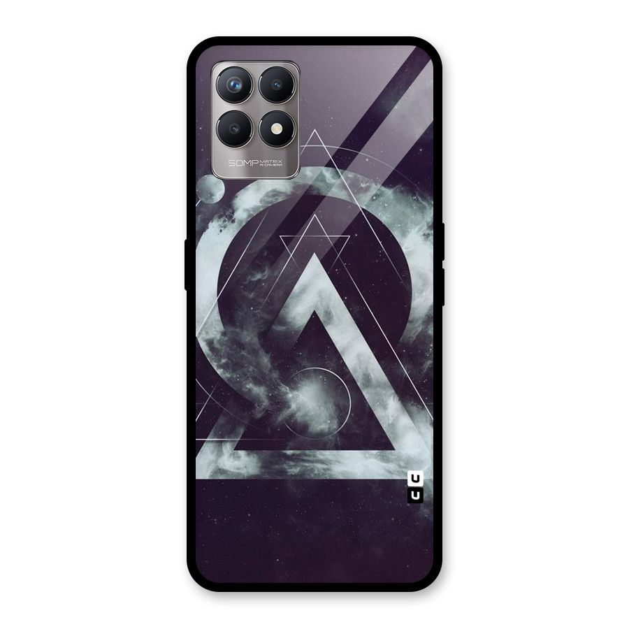 Basic Galaxy Shape Glass Back Case for Realme Narzo 50