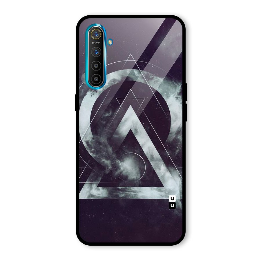 Basic Galaxy Shape Glass Back Case for Realme X2
