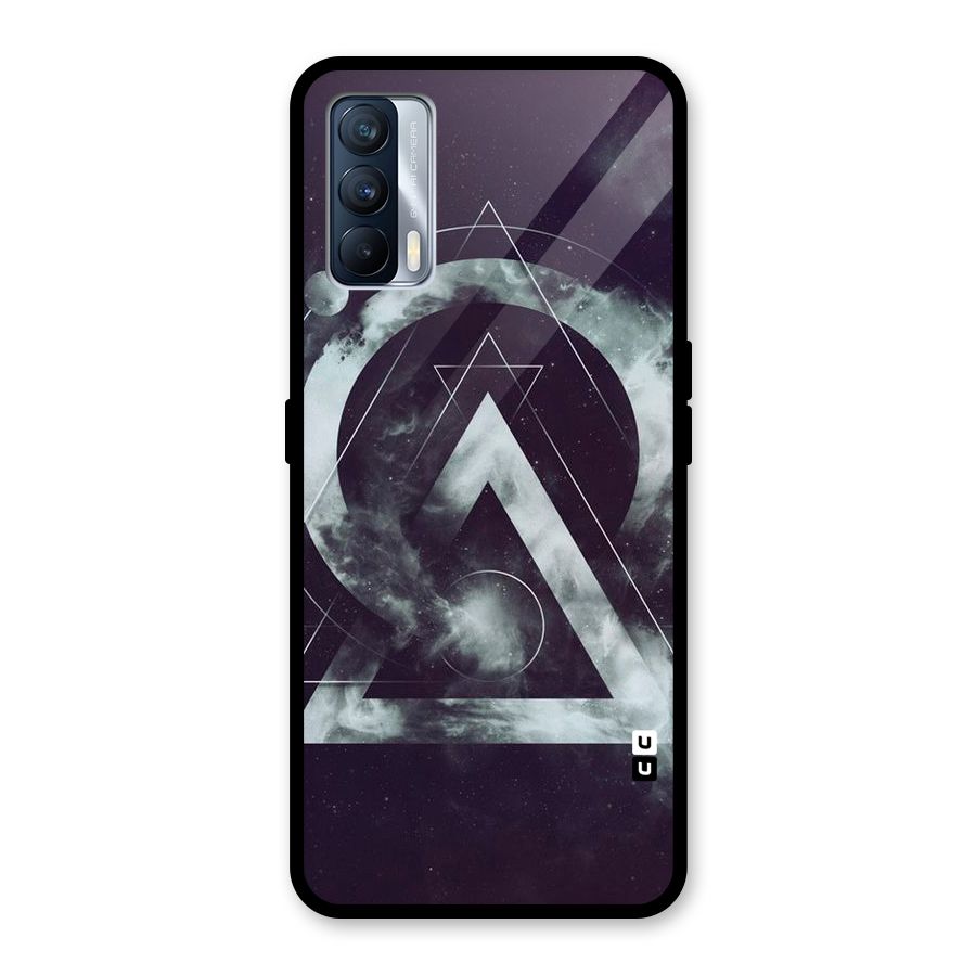 Basic Galaxy Shape Glass Back Case for Realme X7