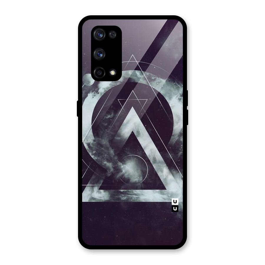 Basic Galaxy Shape Glass Back Case for Realme X7 Pro