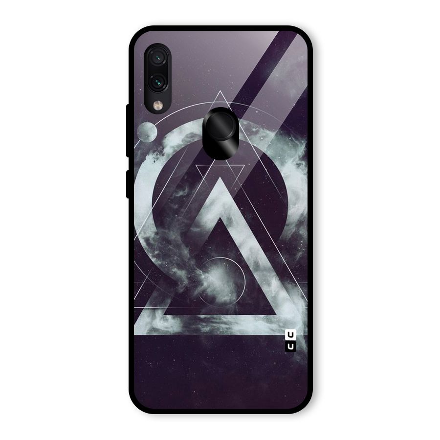 Basic Galaxy Shape Glass Back Case for Redmi Note 7