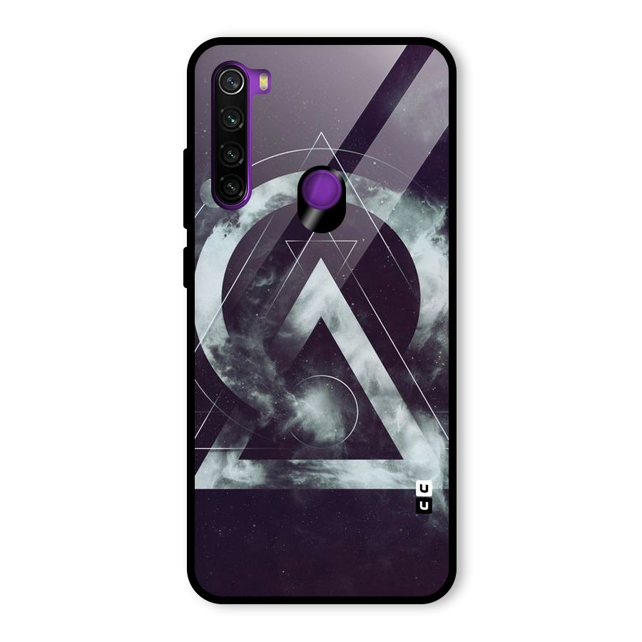 Basic Galaxy Shape Glass Back Case for Redmi Note 8