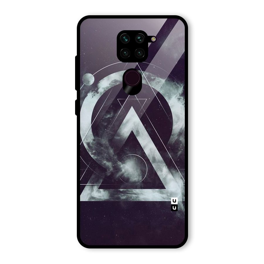 Basic Galaxy Shape Glass Back Case for Redmi Note 9