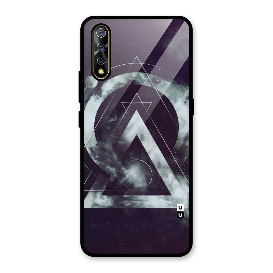 Basic Galaxy Shape Glass Back Case for Vivo S1