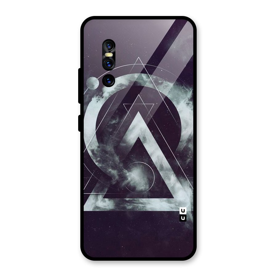 Basic Galaxy Shape Glass Back Case for Vivo V15 Pro