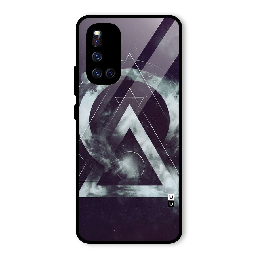 Basic Galaxy Shape Glass Back Case for Vivo V19