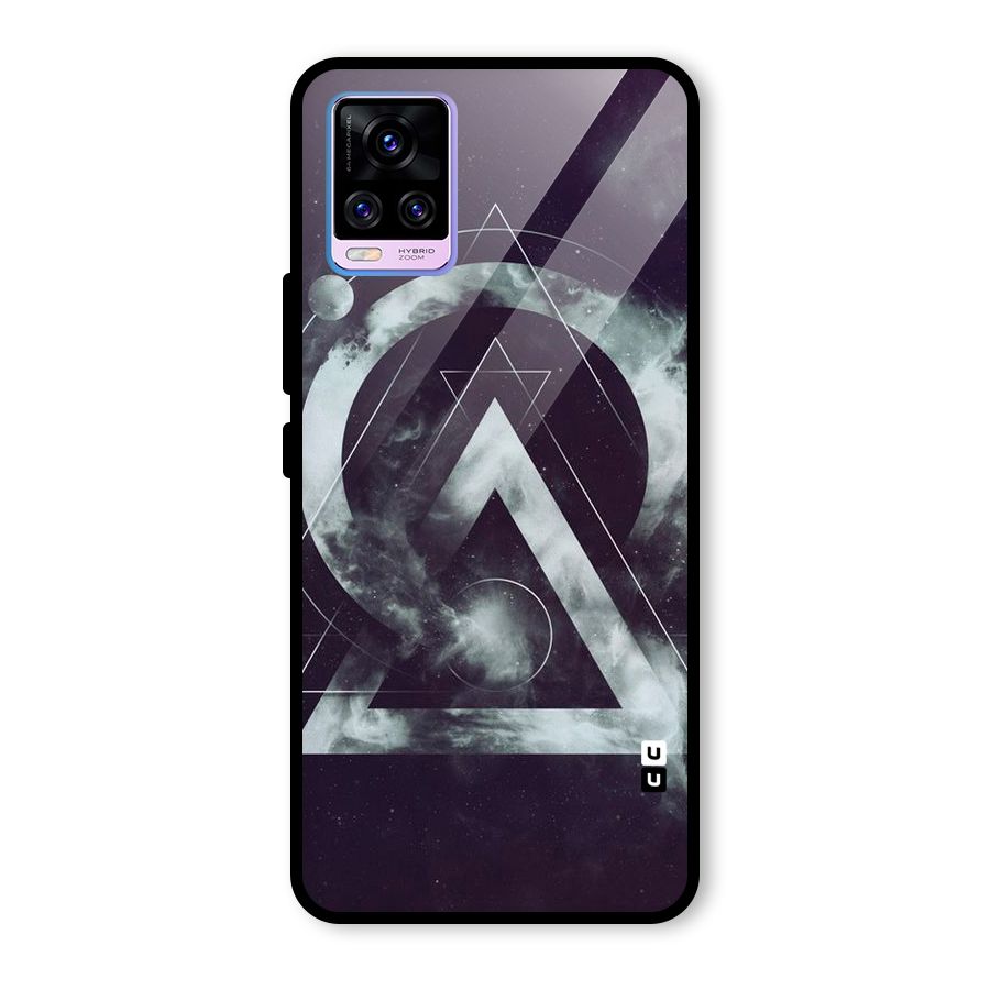 Basic Galaxy Shape Glass Back Case for Vivo V20 Pro